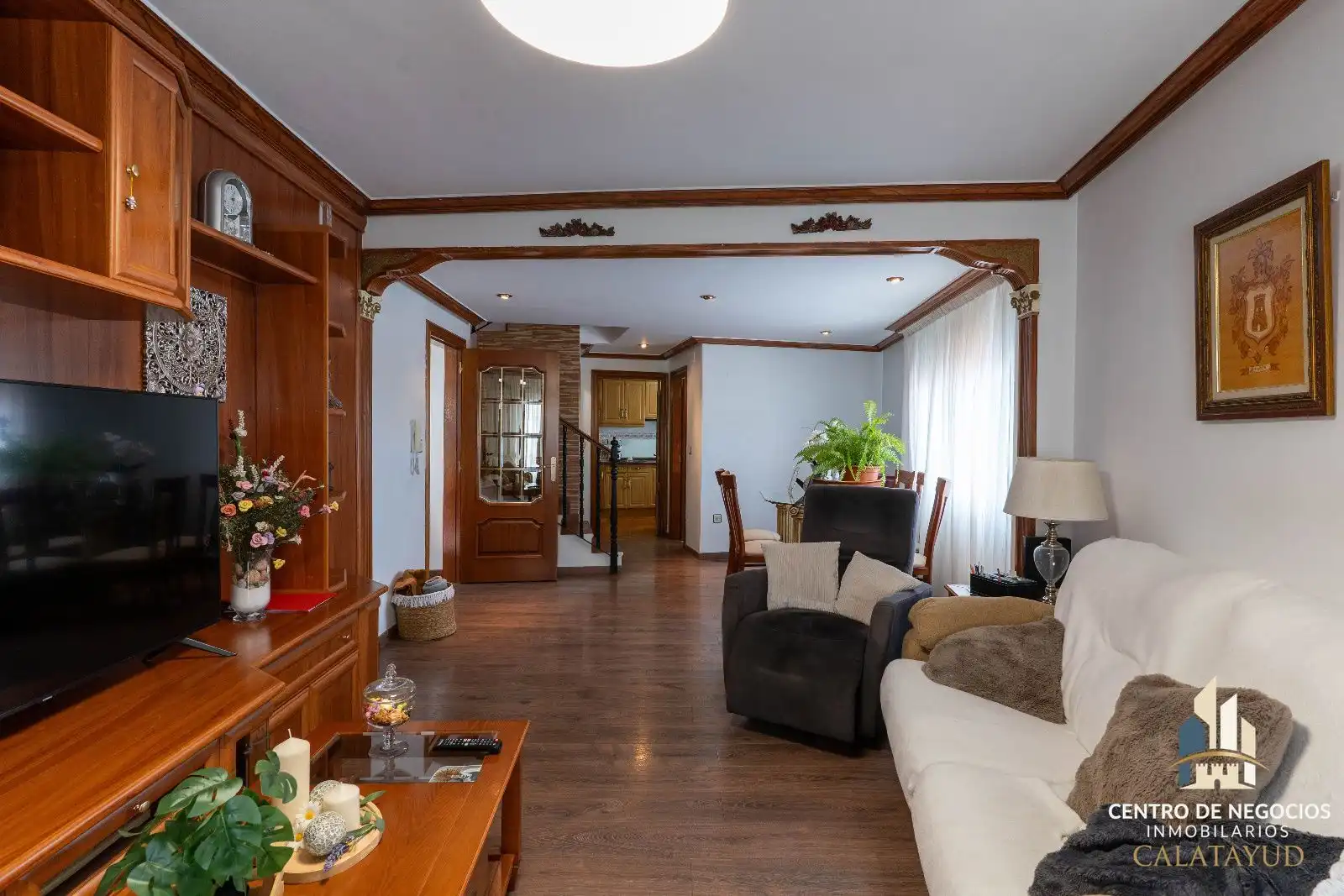 Sala d'estar de Casa o xalet en venda en Maluenda amb Aire condicionat, Calefacció i Jardí privat
