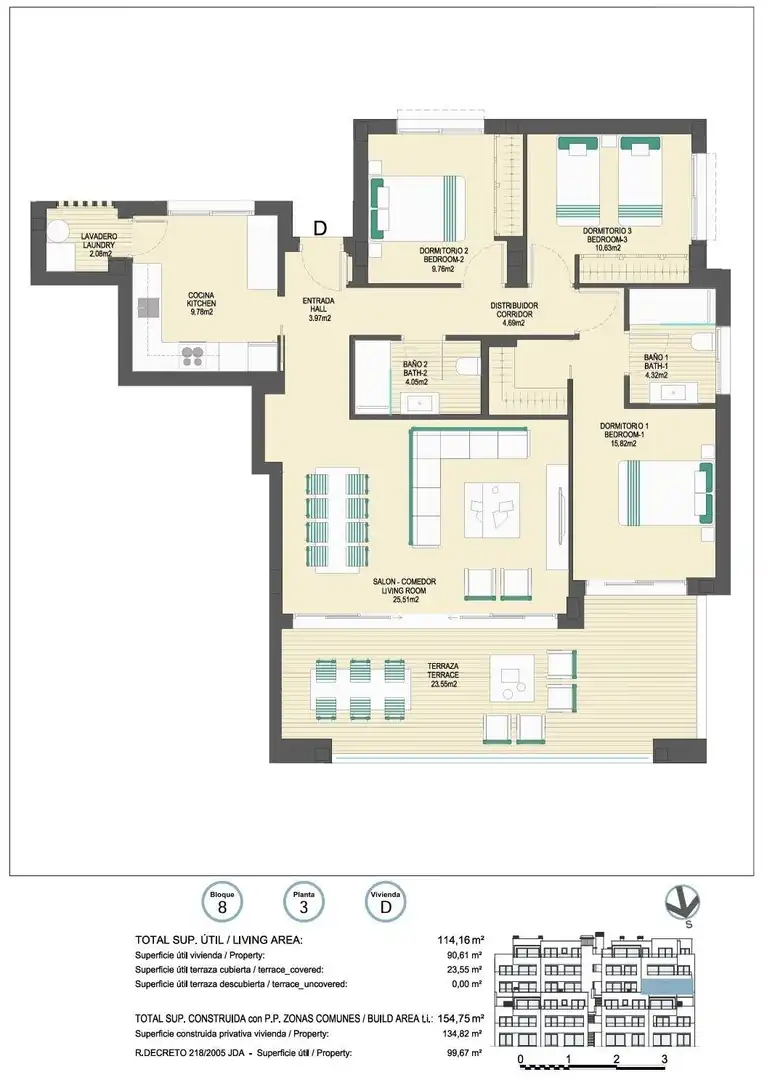 Appartement compact avec terrasse à vendre à Calle Concepción Arenal, imagen 29