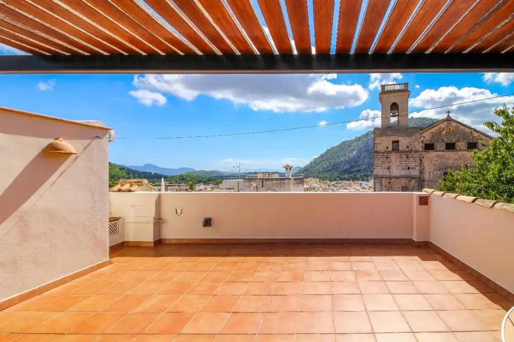 Terrassa de Casa adosada en venda en Pollença amb Aire condicionat, Terrassa i Piscina
