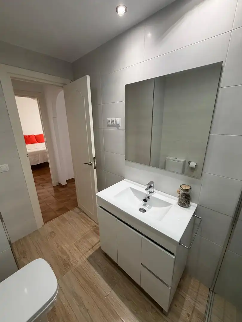 Bathroom of Flat for rent in Málaga  with Air Conditioner, Heating and Furnished