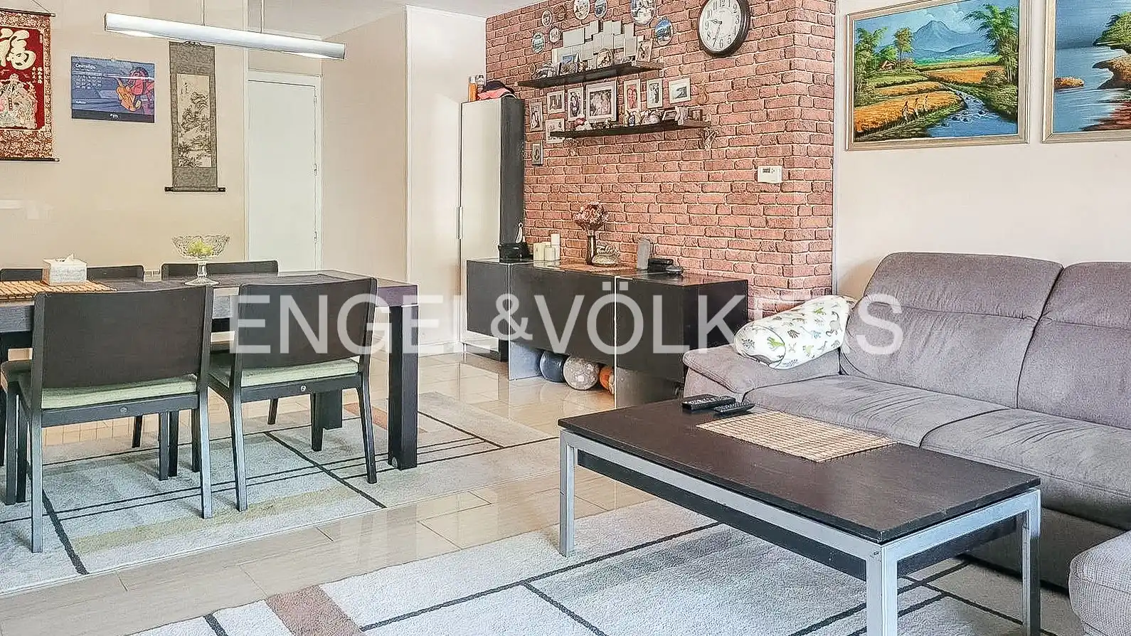 Living room of Flat for rent in Gavà  with Air Conditioner, Heating and Swimming Pool