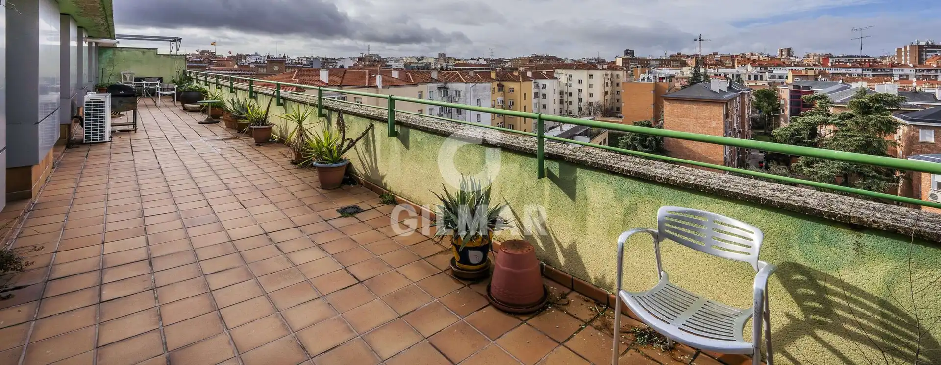 Terrasse von Dachboden zum Verkauf in Madrid mit Heizung, Privatgarten und Abstellraum