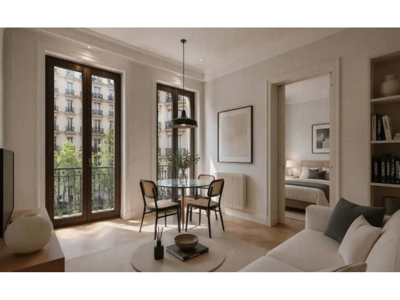 Living room of Flat for rent in Donostia - San Sebastián   with Balcony