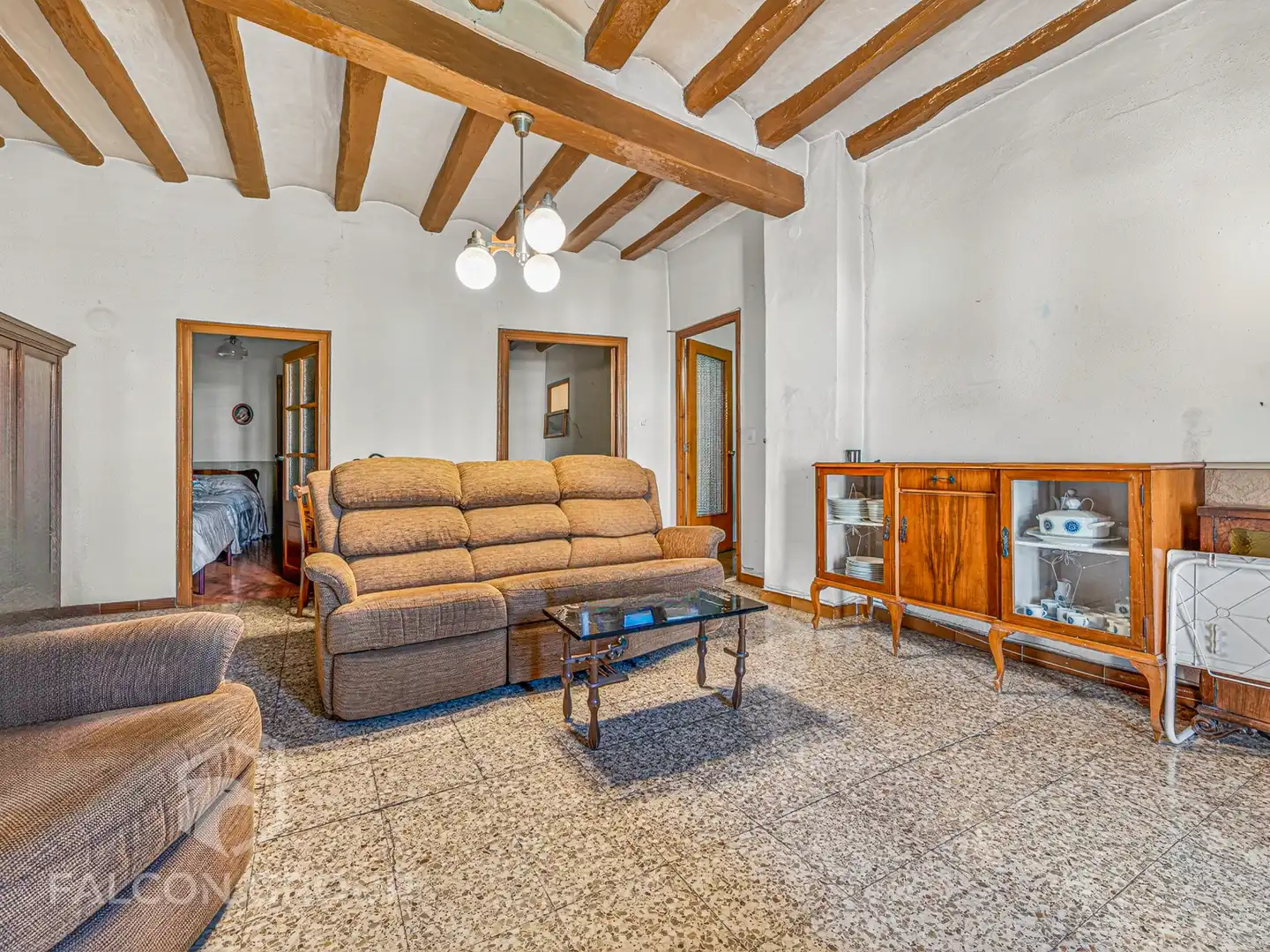 Sala de estar de Casa o chalet en venta en Gandesa con Aire acondicionado, Terraza y Horno