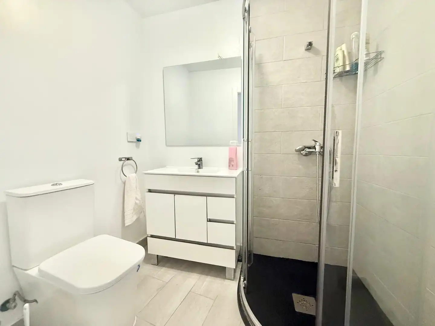 Bathroom of Flat for rent in Mazarrón  with Heating, Parquet flooring and Furnished