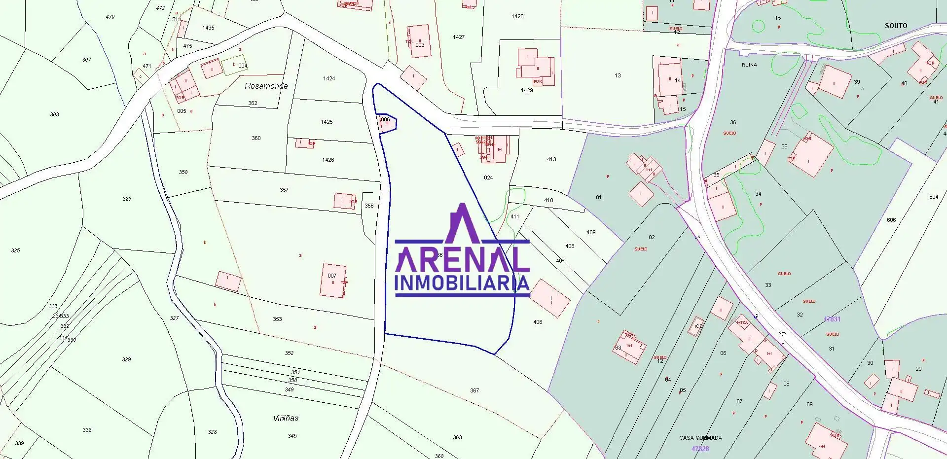 Lands and plots for sale in A Pobra do Caramiñal