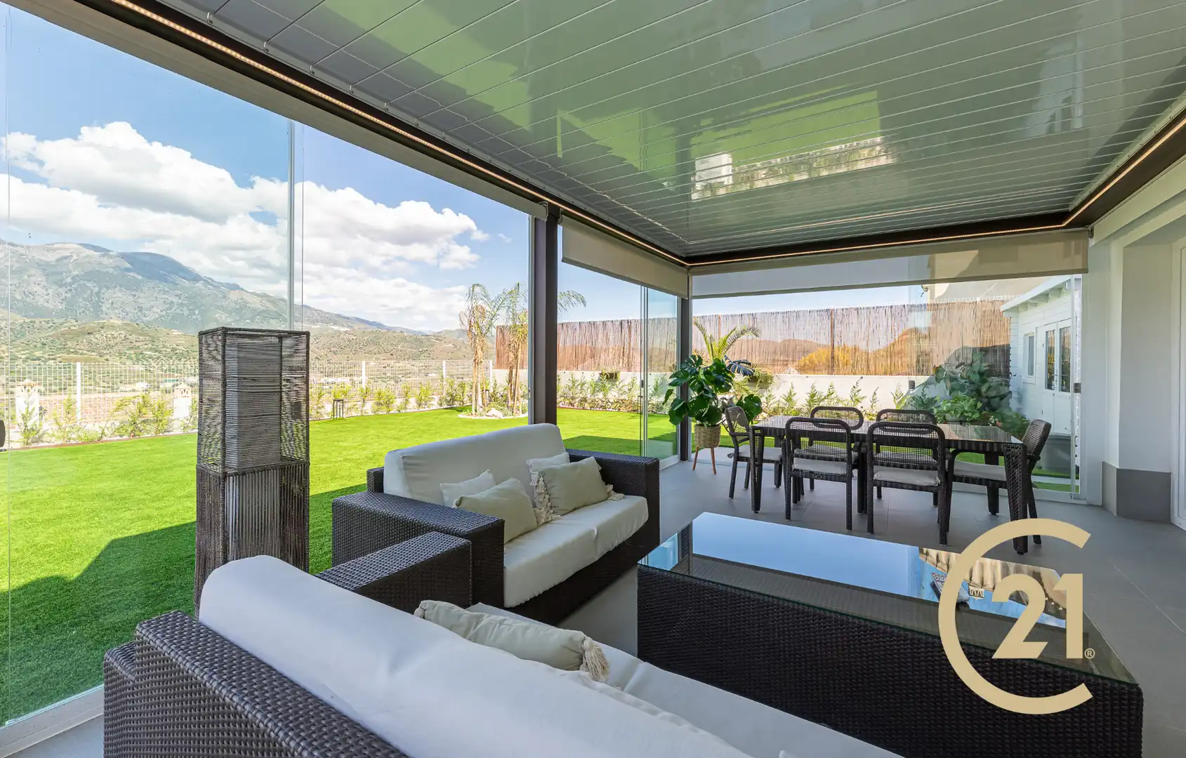 Terrassa de Casa o xalet en venda en Viñuela amb Jardí privat, Terrassa i Traster