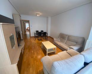 Living room of Flat for sale in Burgos Capital  with Heating, Parquet flooring and Terrace