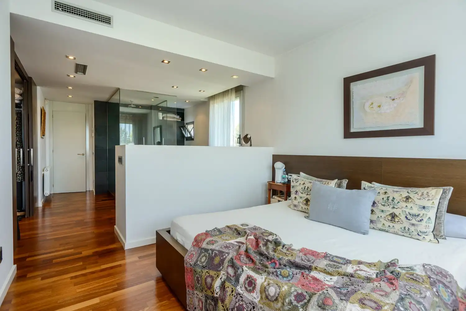 Bedroom of Houses for sale in Girona  with Air Conditioner, Heating and Storage room