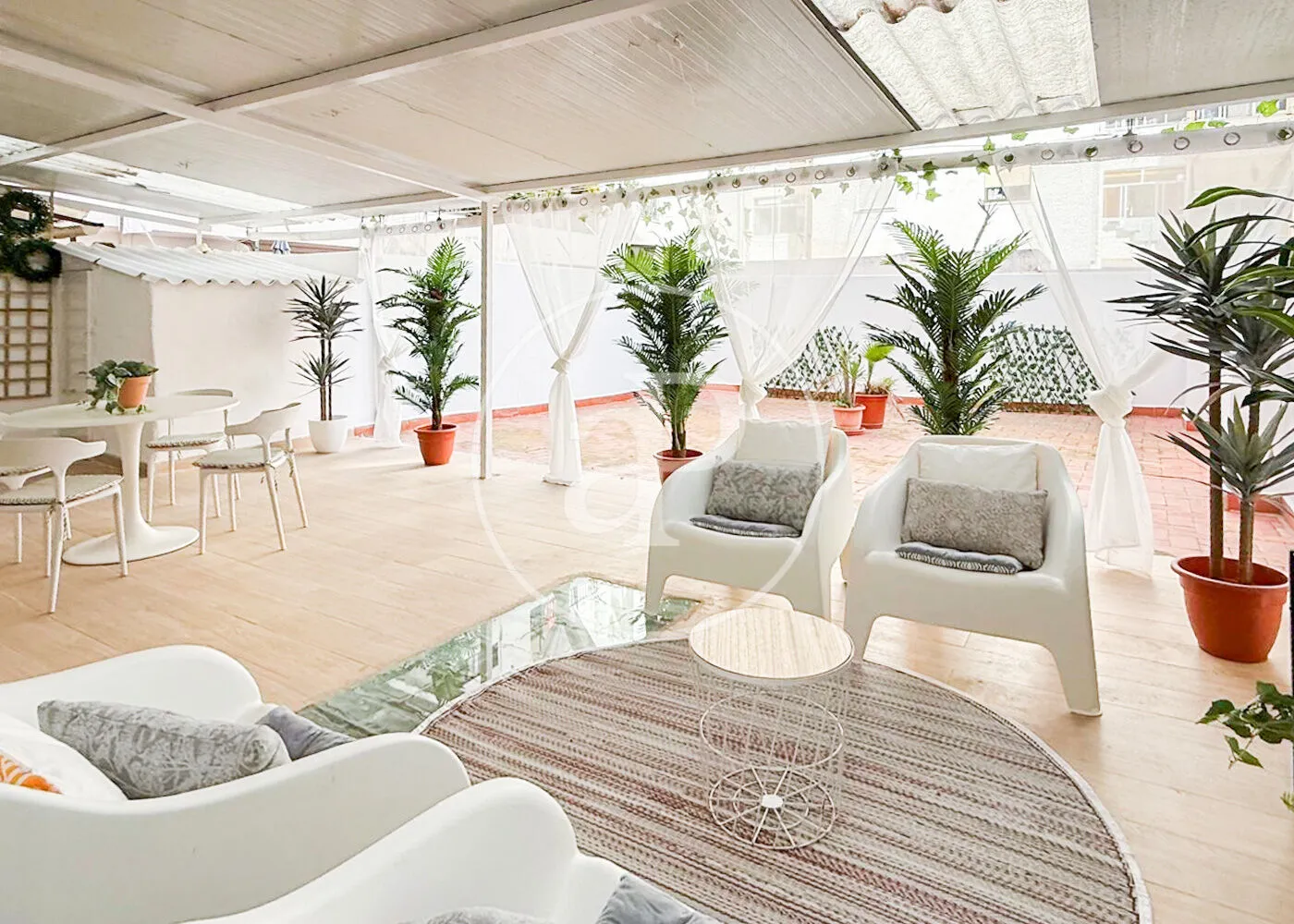 Terrace of Flat for sale in  Valencia Capital  with Air Conditioner, Terrace and Storage room