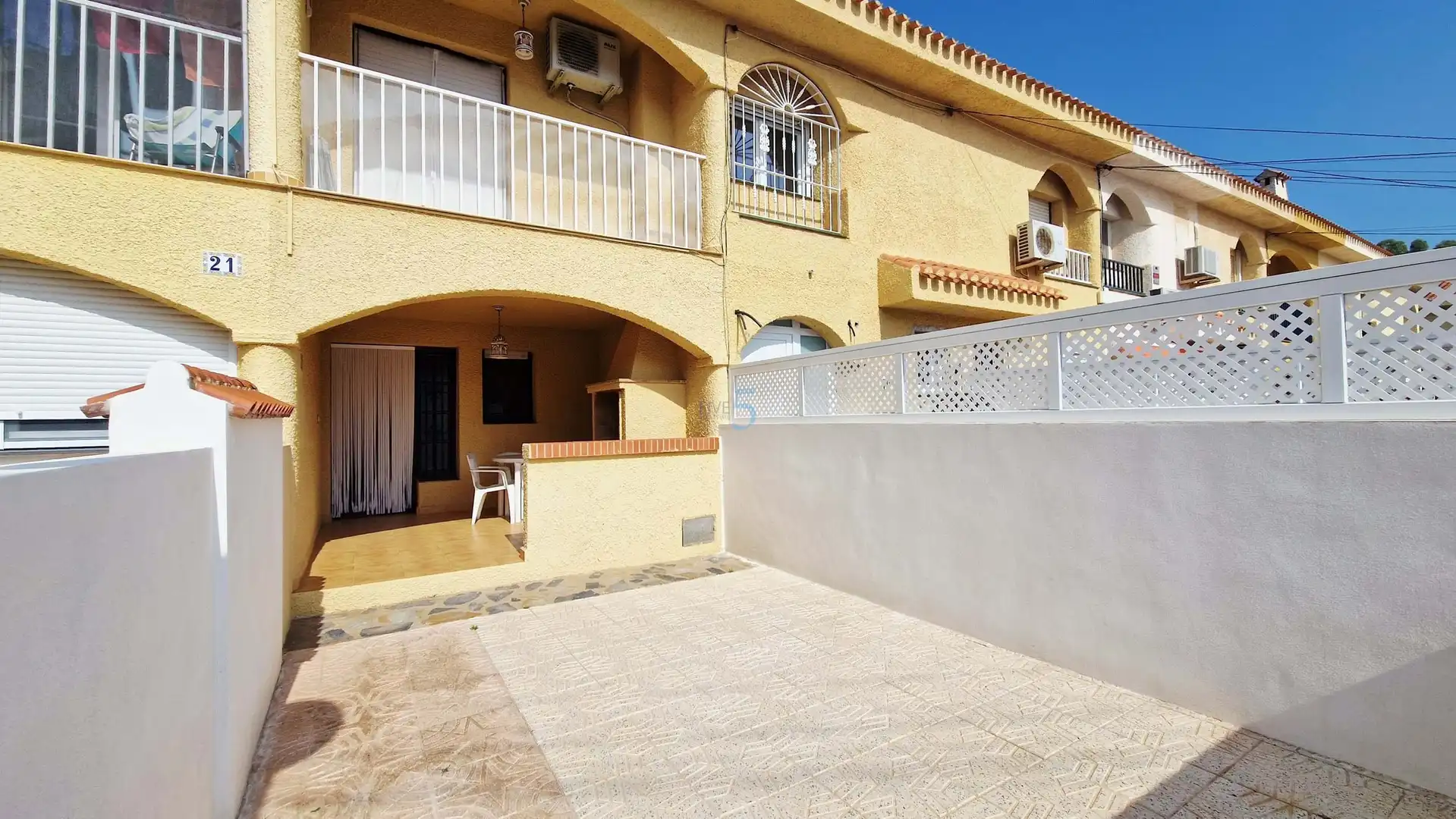 Vista exterior de Casa adosada en venta en Cartagena con Aire acondicionado, Calefacción y Terraza
