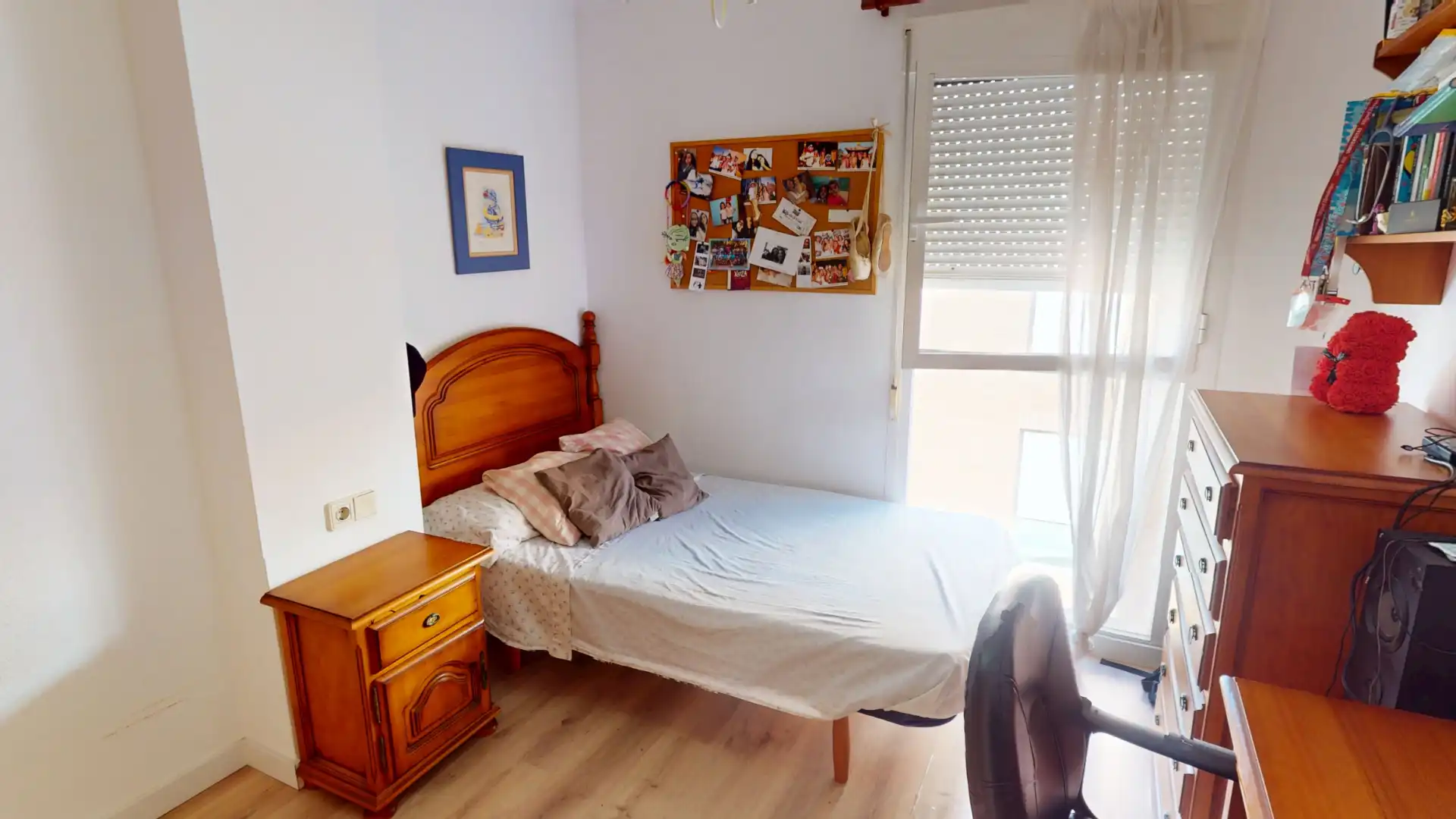 Schlafzimmer von Wohnung zum Verkauf in Sant Joan d'Alacant mit Klimaanlage und Ofen