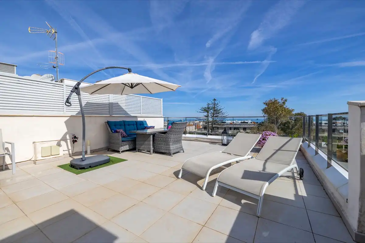 Terrasse von Dachboden zum Verkauf in Dénia mit Klimaanlage, Heizung und Terrasse