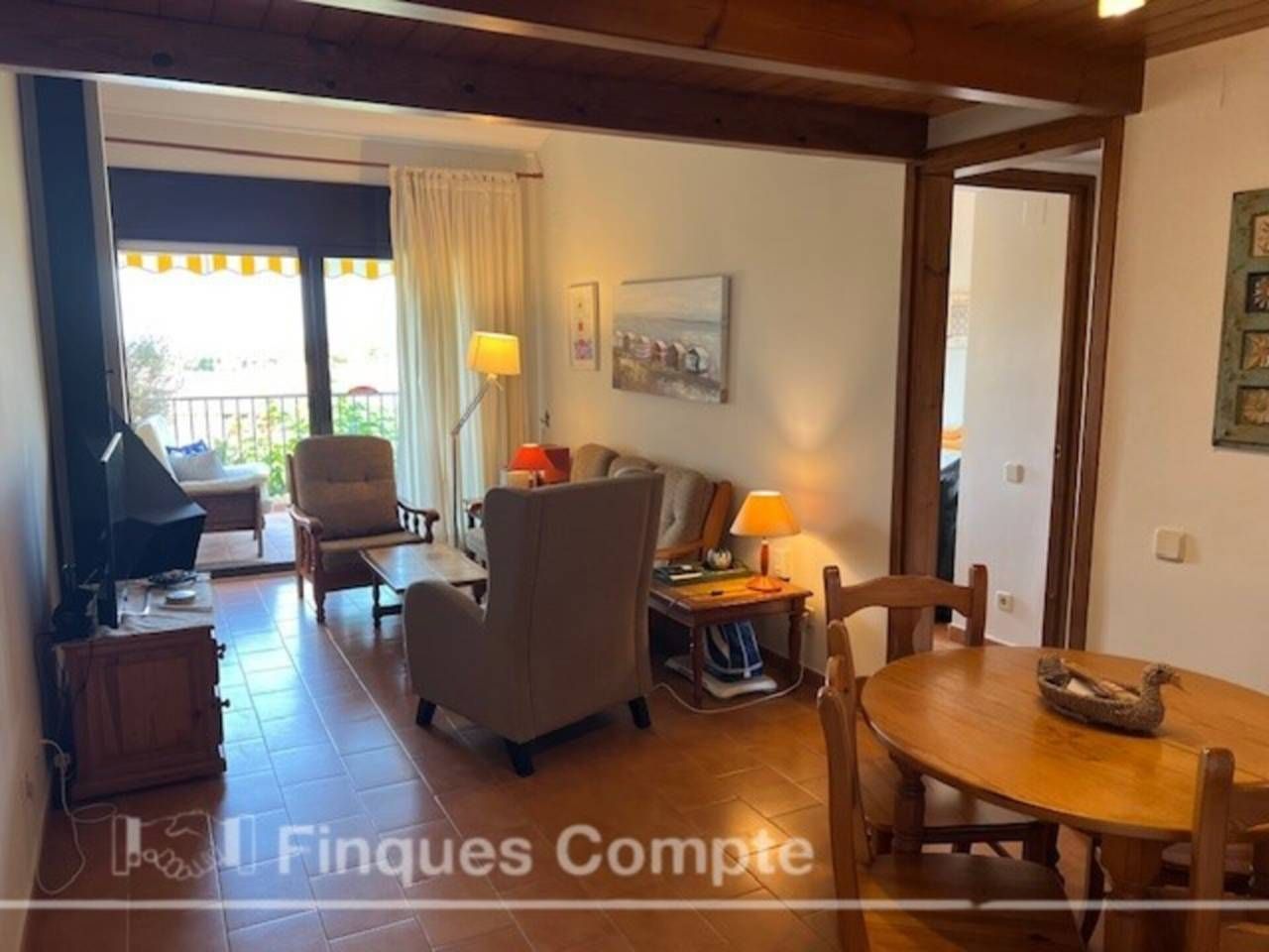 Living room of Apartment for sale in Roda de Berà  with Terrace, Storage room and Community pool