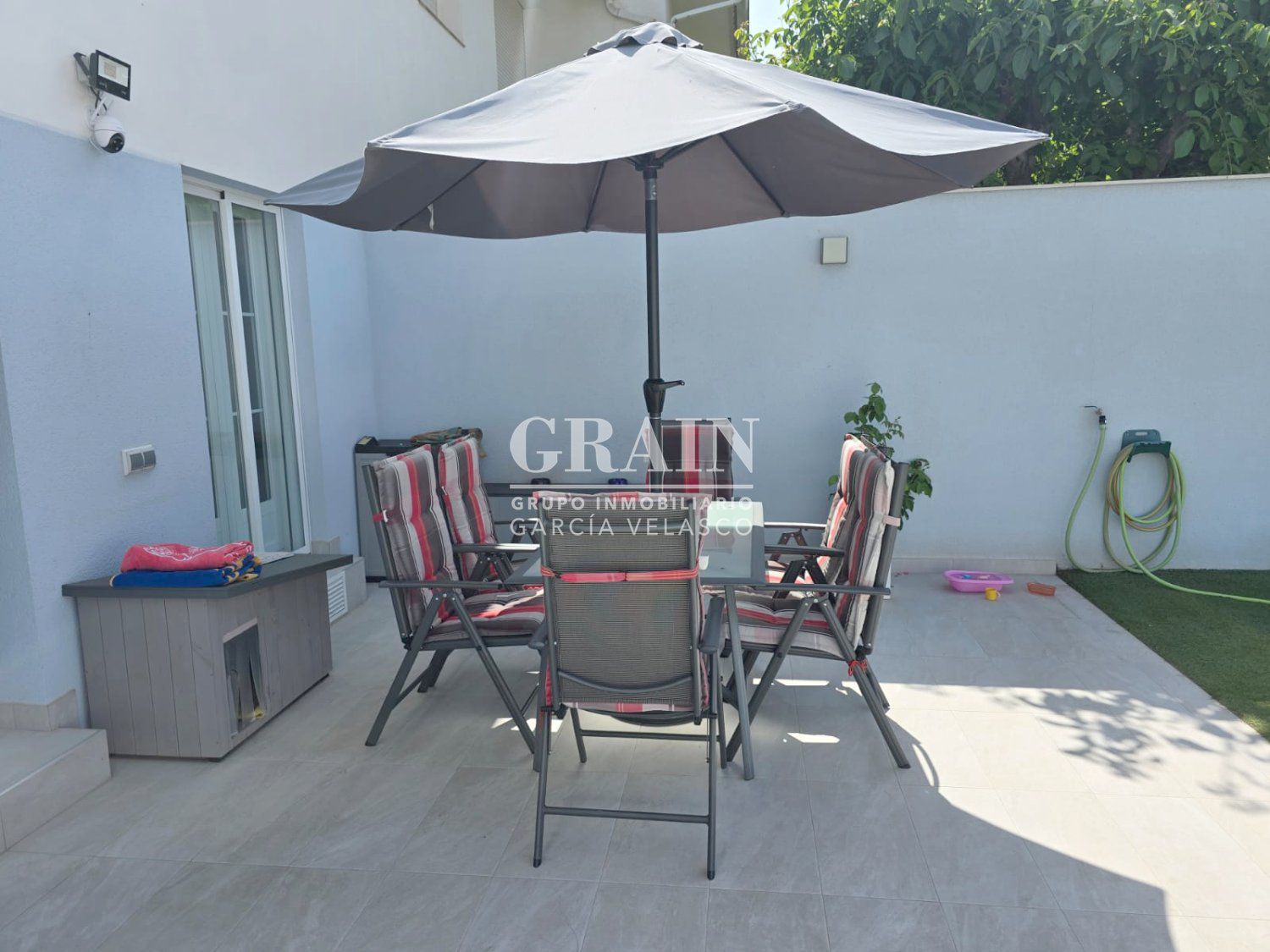 Terrassa de Casa adosada en venda en  Albacete Capital amb Aire condicionat, Calefacció i Jardí privat