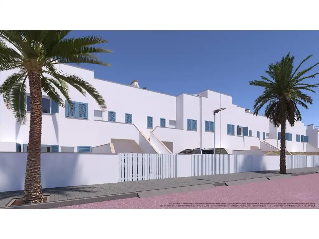 Vista exterior de Casa o chalet en venta en Pilar de la Horadada con Aire acondicionado, Jardín privado y Piscina