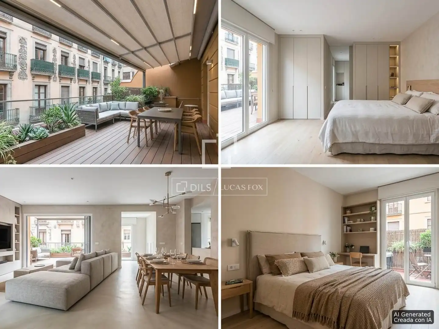 Vista exterior de Piso en venta en Barcelona con Amueblado y Balcón