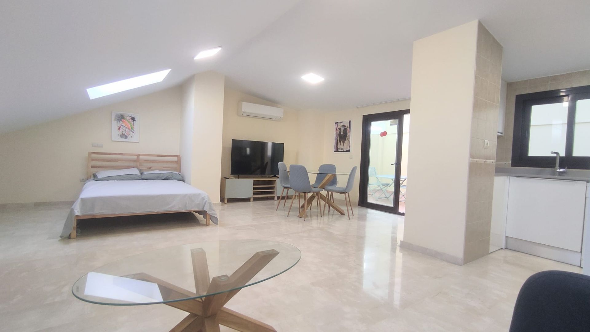 Bedroom of Attic for sale in Málaga Capital  with Air Conditioner, Heating and Terrace