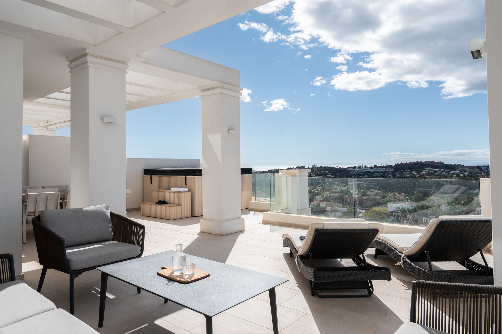 Terraza de Apartamento en venta en Marbella con Terraza y Balcón