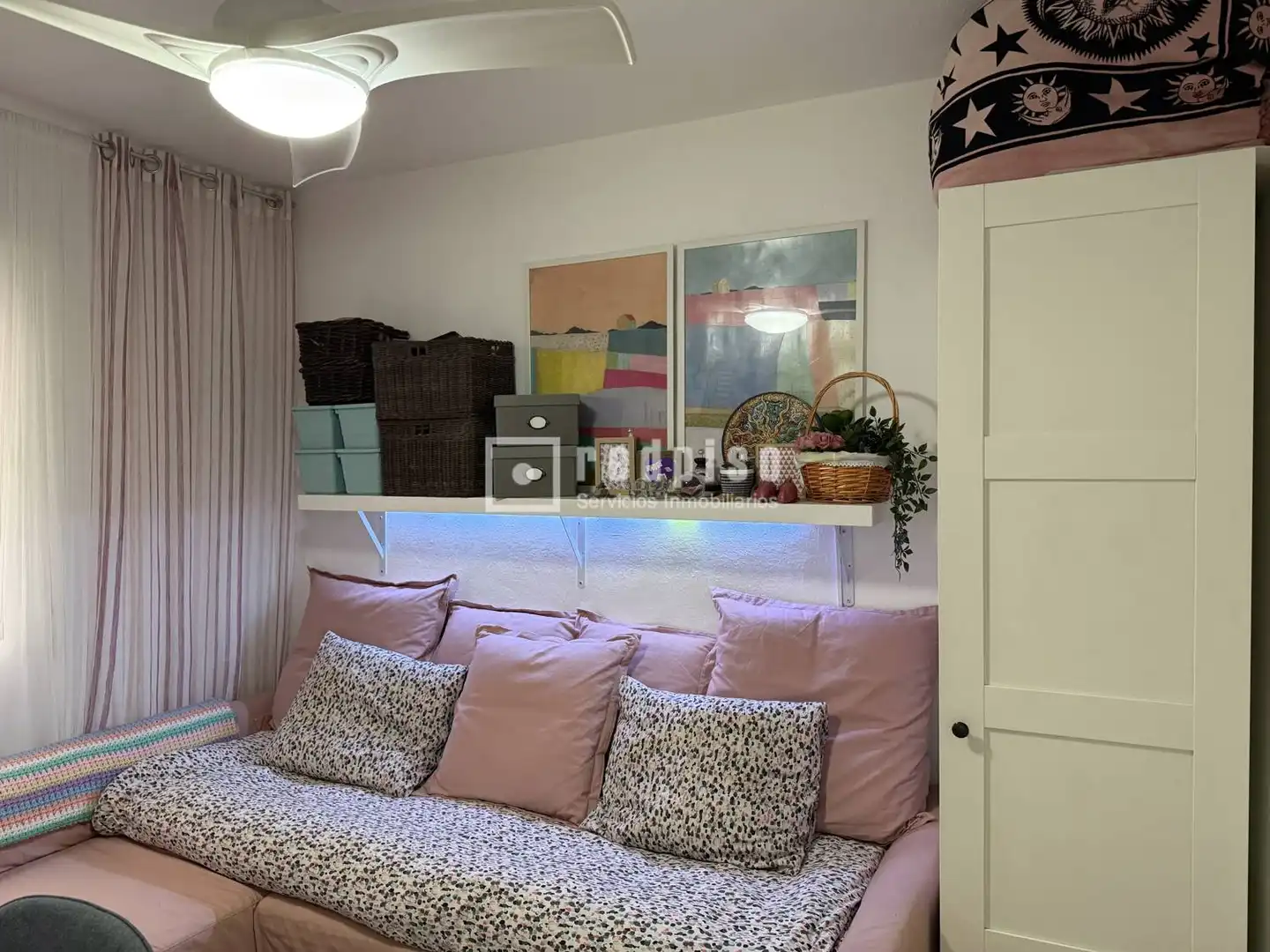 Bedroom of Flat for sale in Málaga