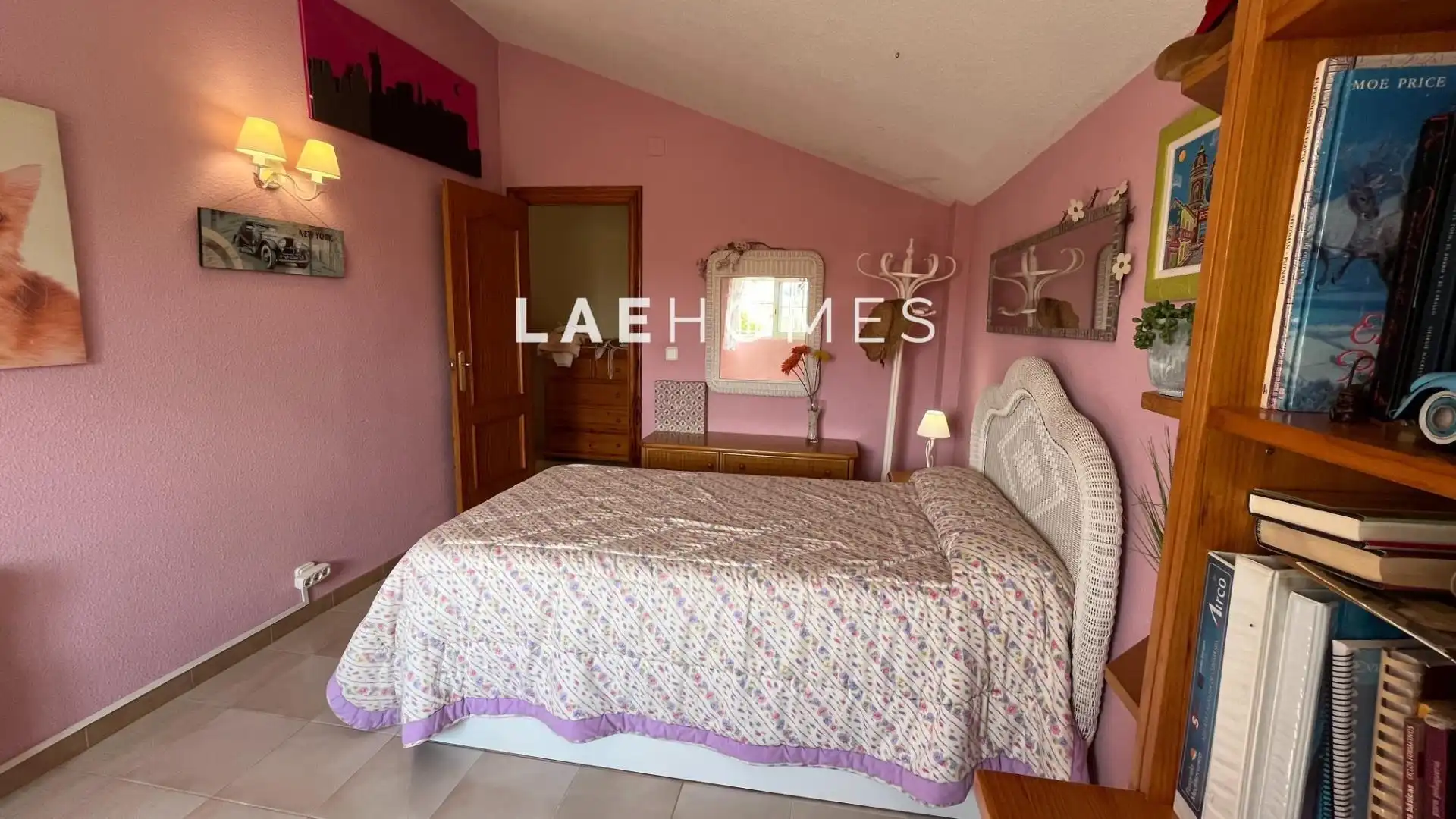 Bedroom of Houses for sale in Mutxamel  with Air Conditioner, Heating and Private garden