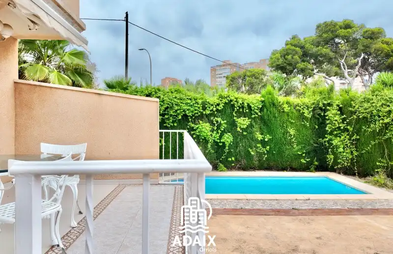 Swimming pool of Detached homes for sale in El Campello  with Air Conditioner, Heating and Terrace