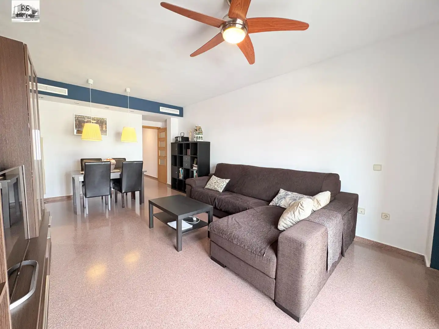 Living room of Flat for sale in Vilamarxant  with Air Conditioner, Heating and Storage room