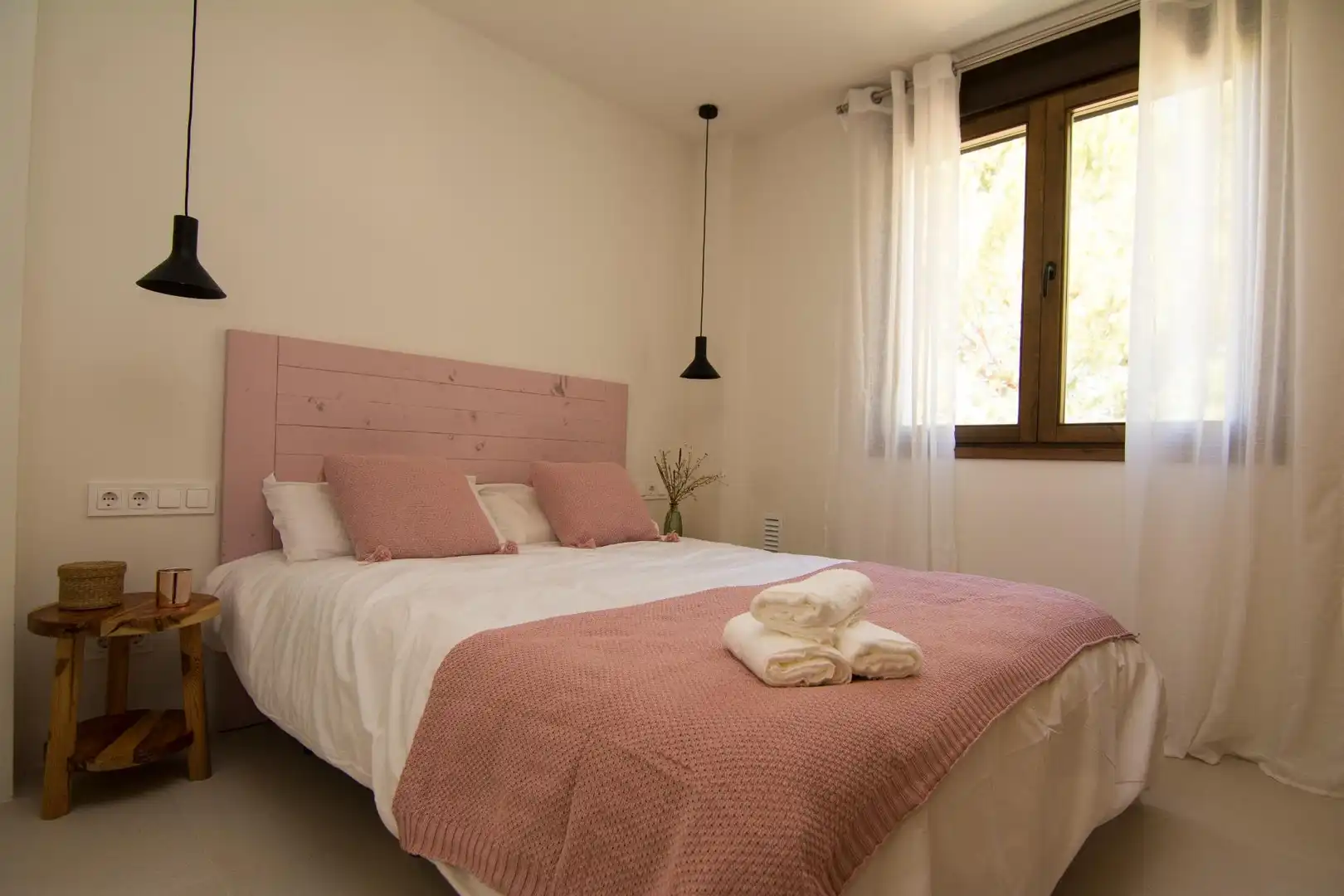 Schlafzimmer von Haus oder Chalet zur Miete in Pedreguer mit Klimaanlage, Heizung und Privatgarten