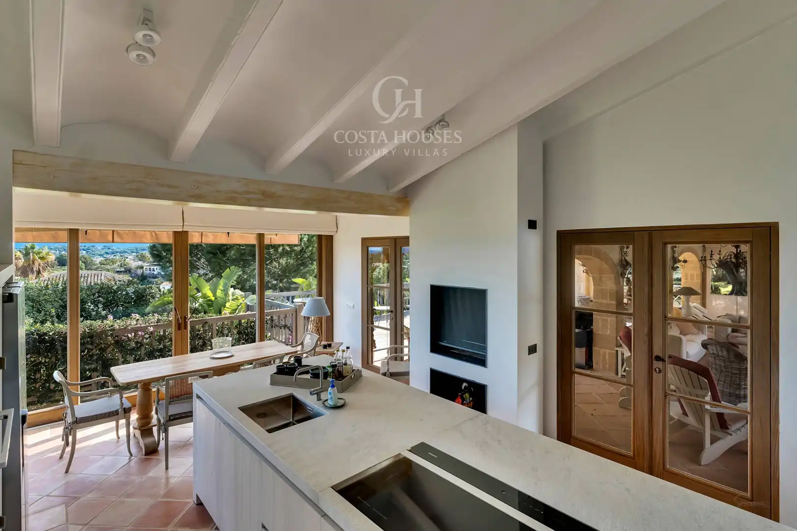Cocina de Casa o chalet en venta en Jávea / Xàbia con Aire acondicionado, Calefacción y Jardín privado