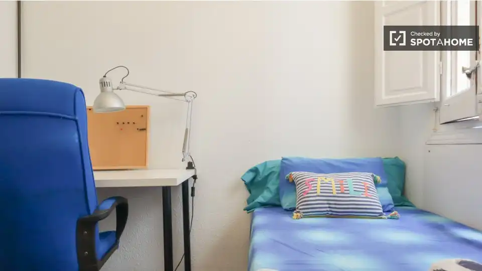 Habitación de Piso de alquiler en Madrid con Aire acondicionado, Calefacción y Amueblado