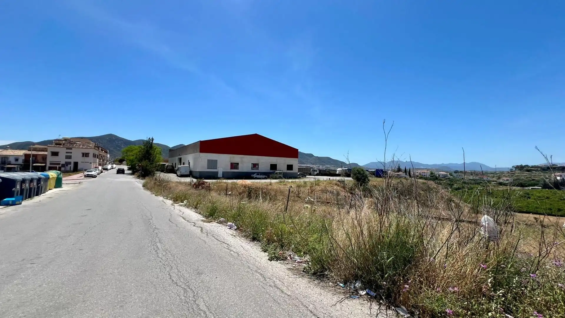 Vista exterior de Nave industrial en venta en Cártama