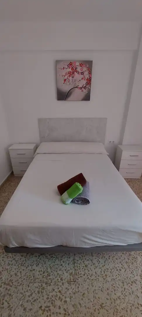 Schlafzimmer von Wohnung zur untervermieten in Málaga mit Möbliert