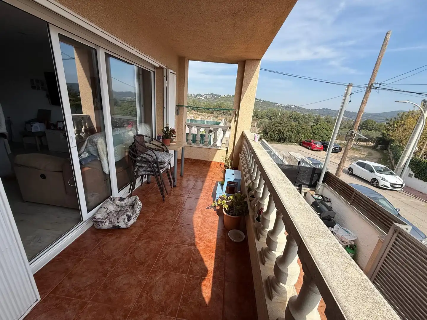 Balcony of Detached homes for sale in Calafell  with Air Conditioner, Heating and Parquet flooring