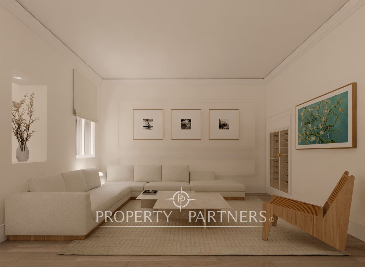 Living room of Apartment for sale in  Madrid Capital  with Air Conditioner and Heating
