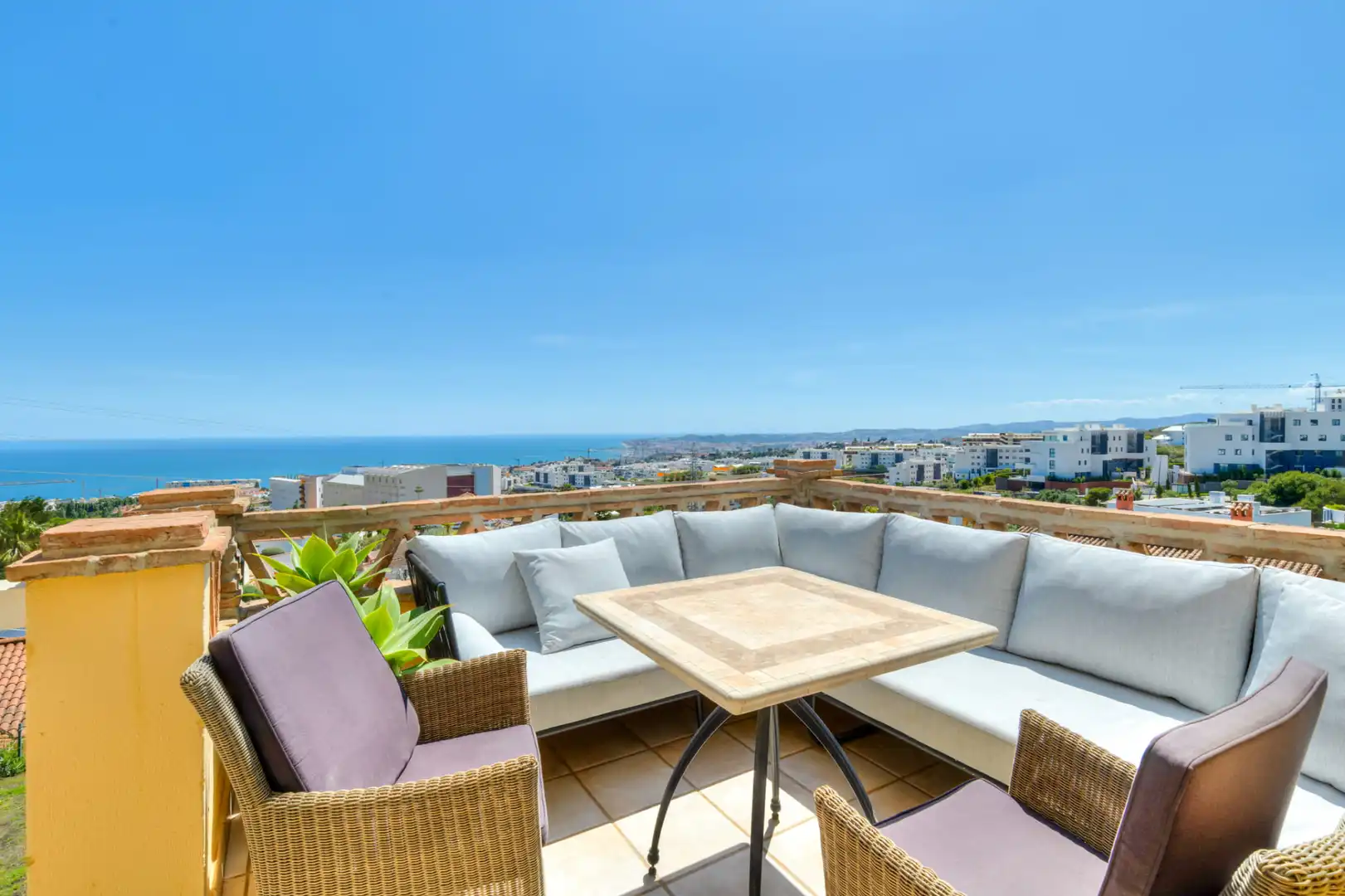 Terrace of Attic for sale in Benalmádena  with Air Conditioner, Terrace and Furnished