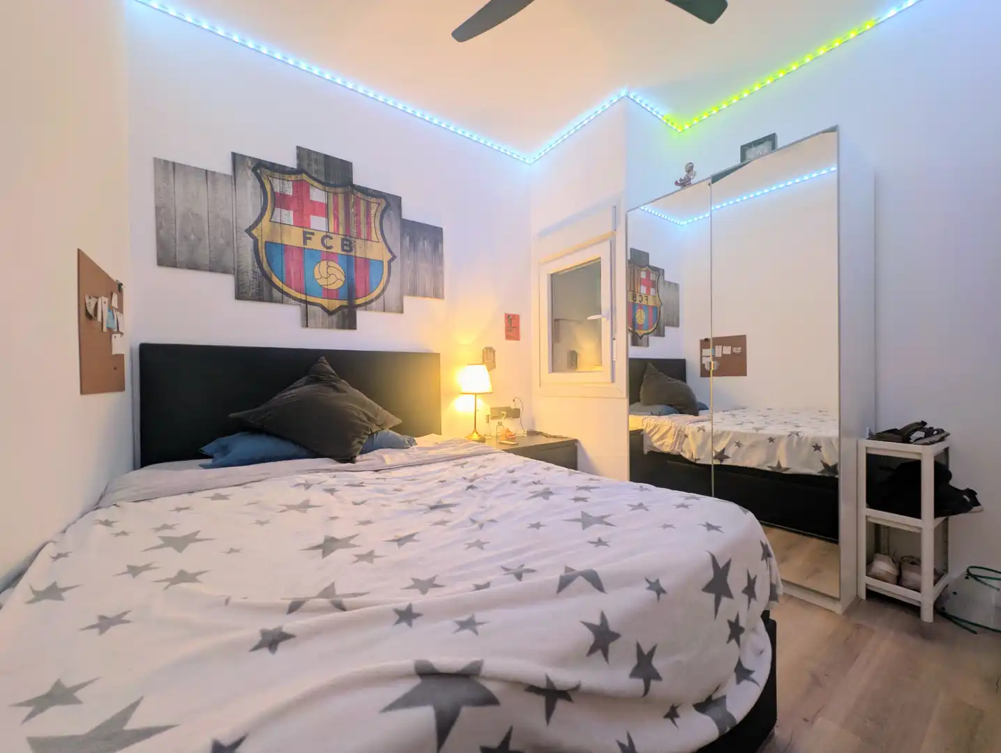 Schlafzimmer von Einfamilien-Reihenhaus zum Verkauf in Terrassa mit Klimaanlage, Heizung und Terrasse