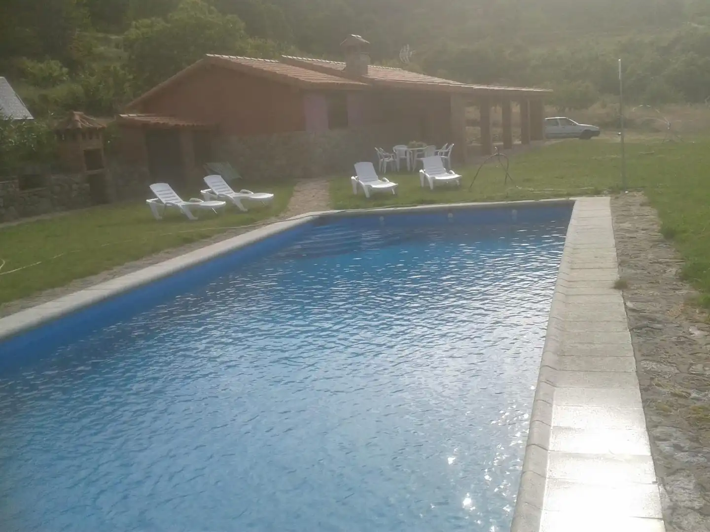 Swimming pool of Country homes for sale in Guijo de Santa Bárbara