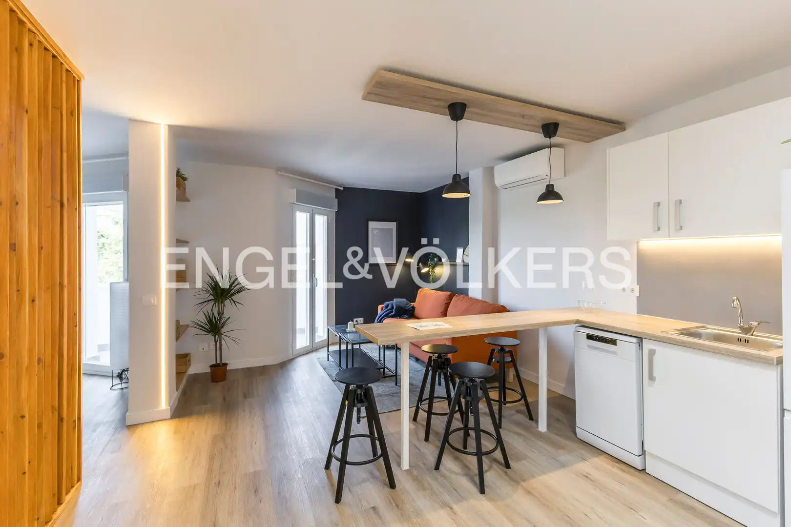 Sala d'estar de Pis de lloguer en Hortaleza