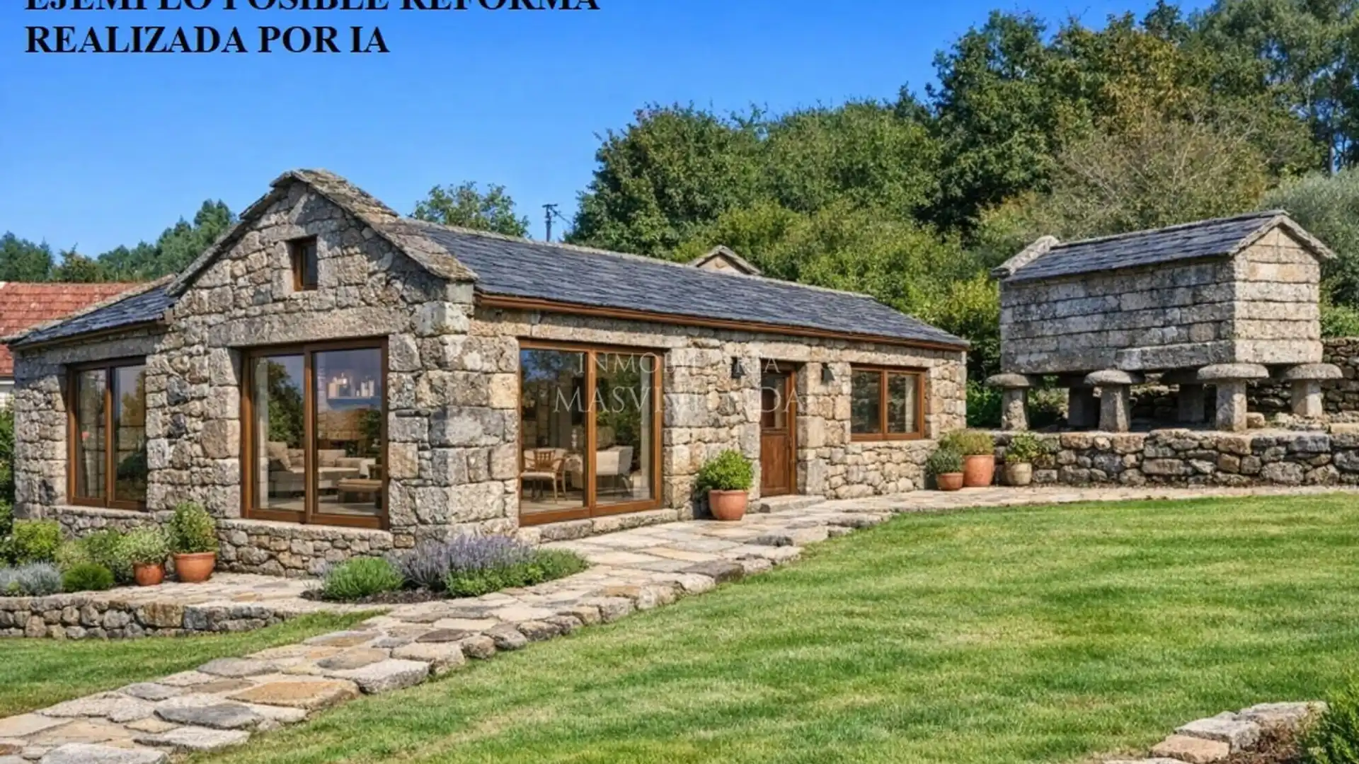 Vista exterior de Casa o chalet en venta en Ponte Caldelas con Jardín privado