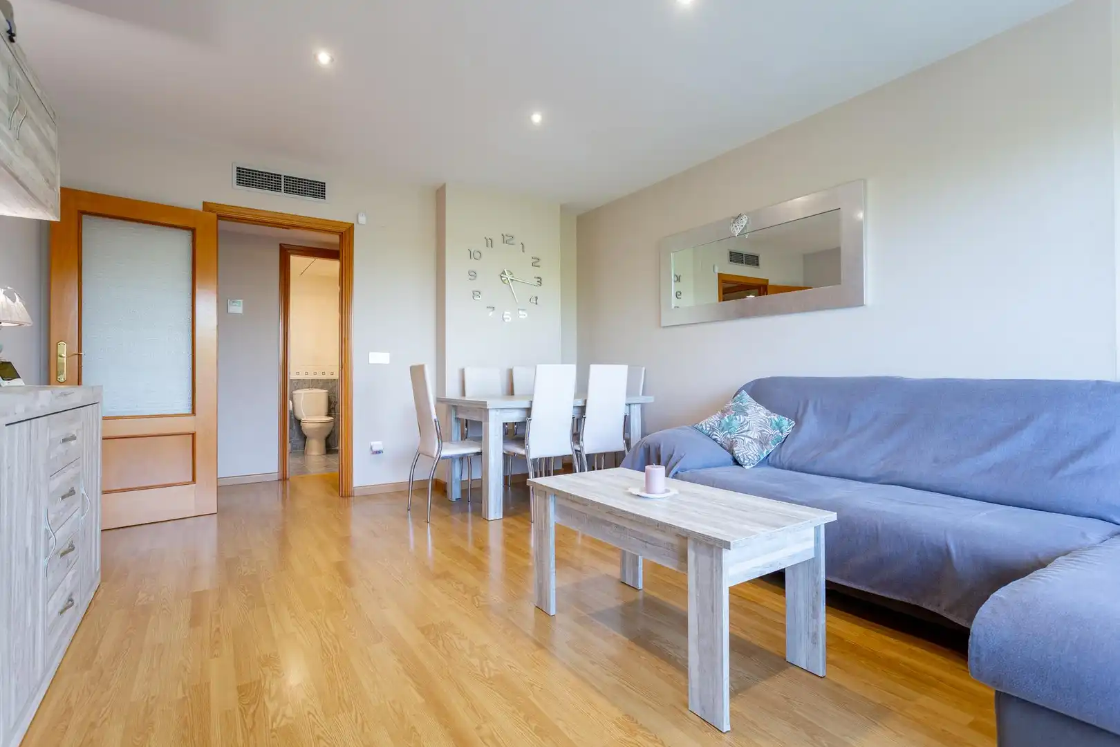Living room of Attic for sale in Reus  with Air Conditioner, Private garden and Parquet flooring