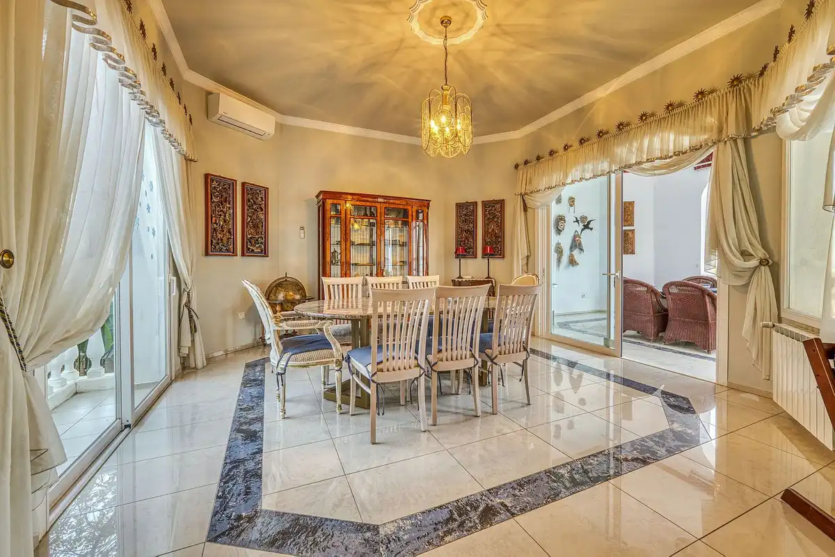 Dining room of Detached homes for sale in Marbella  with Air Conditioner, Terrace and Storage room