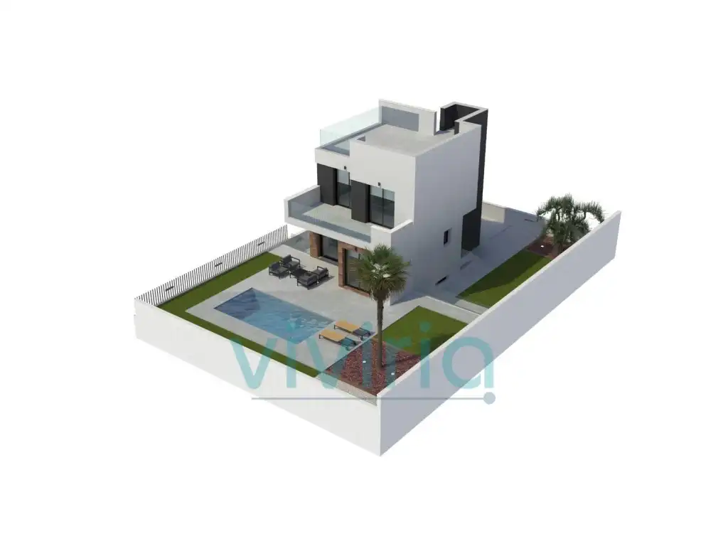 Vista exterior de Casa o xalet en venda en La Nucia amb Jardí privat