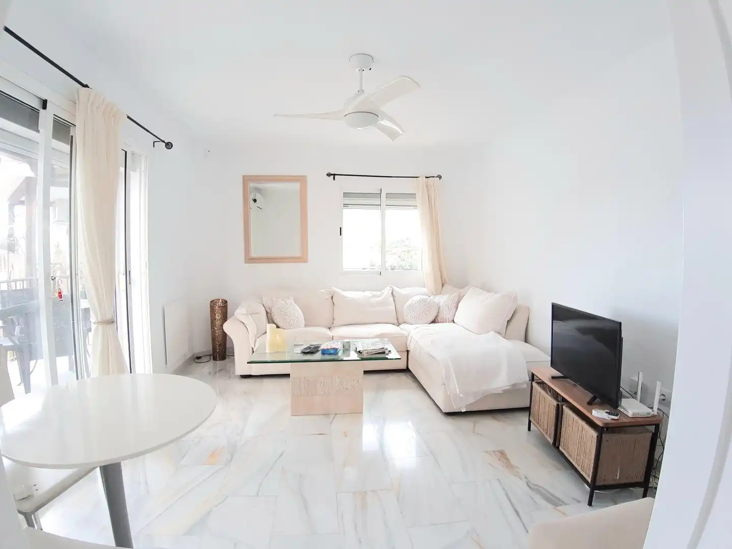Sala de estar de Apartamento en venta en Mijas