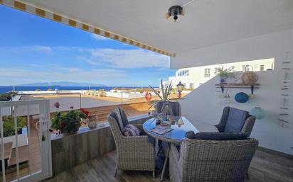 Terrace of Flat for sale in Santiago del Teide  with Terrace and Community pool