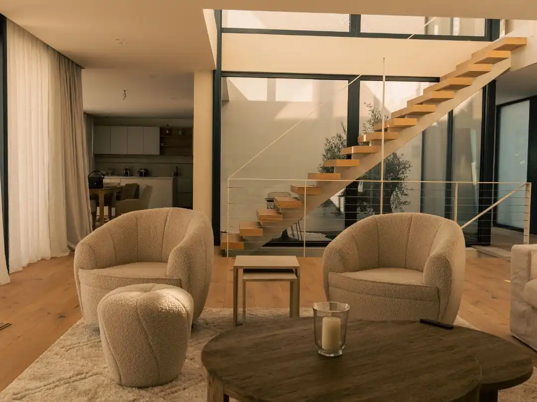 Sala de estar de Casa o chalet en venta en Marratxí con Aire acondicionado, Terraza y Piscina