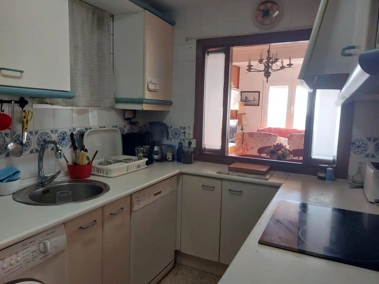 Cocina de Piso de alquiler en Cádiz con Balcón