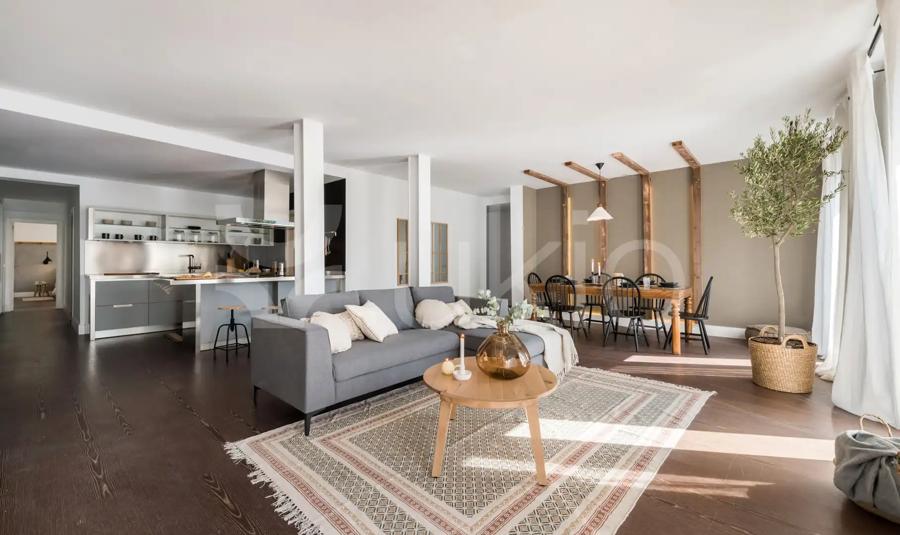 Apartment mit Terrasse zur Miete in Calle de San Bernardo, imagen 4