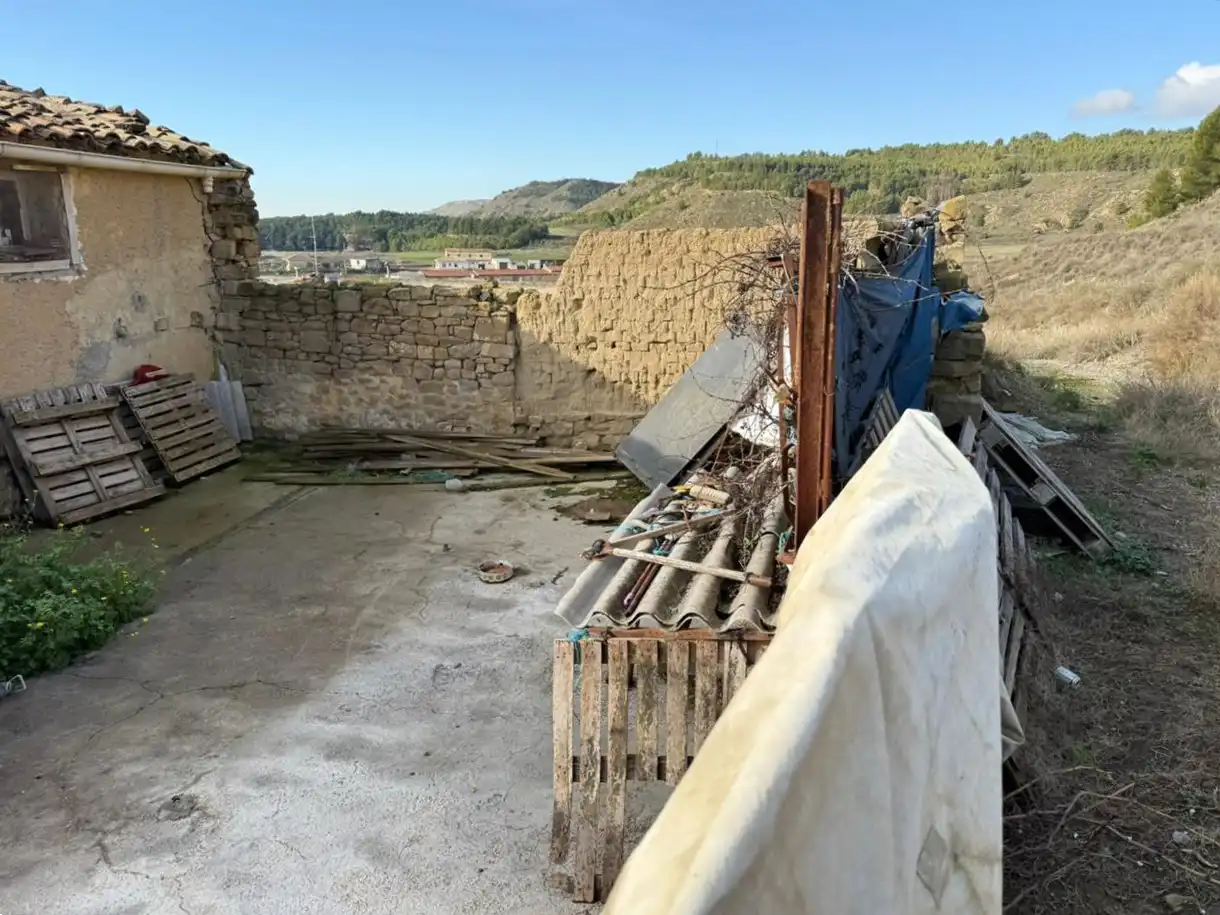 Terraza de Casa o chalet en venta en Murillo El Fruto con Jardín privado
