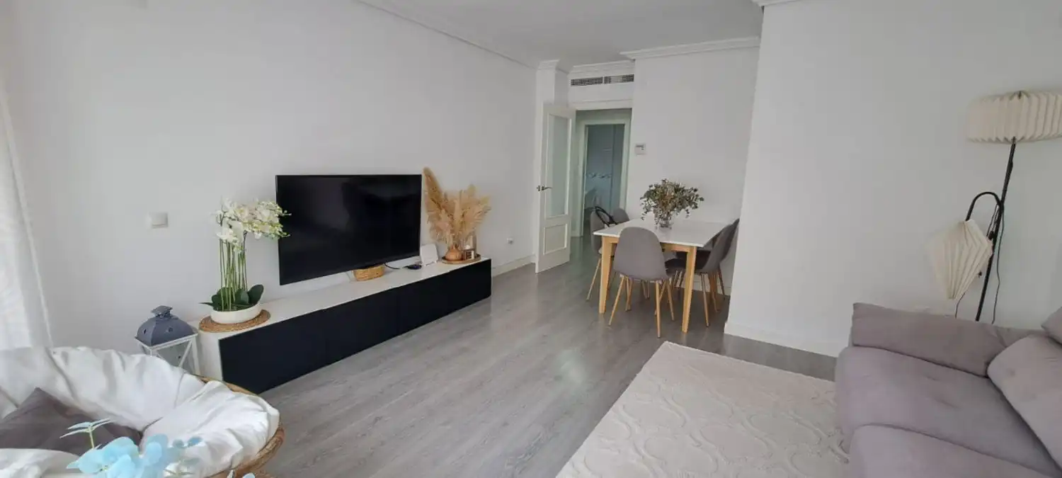Sala de estar de Piso en venta en Castellón de la Plana / Castelló de la Plana con Aire acondicionado, Calefacción y Terraza