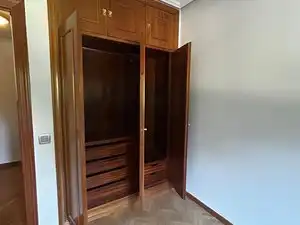 Bedroom of Flat for rent in Madrid  with Air Conditioner, Heating and Parquet flooring